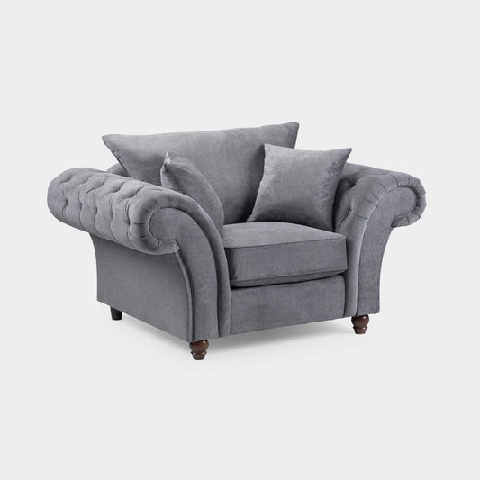 Windsor Armchair In Grey