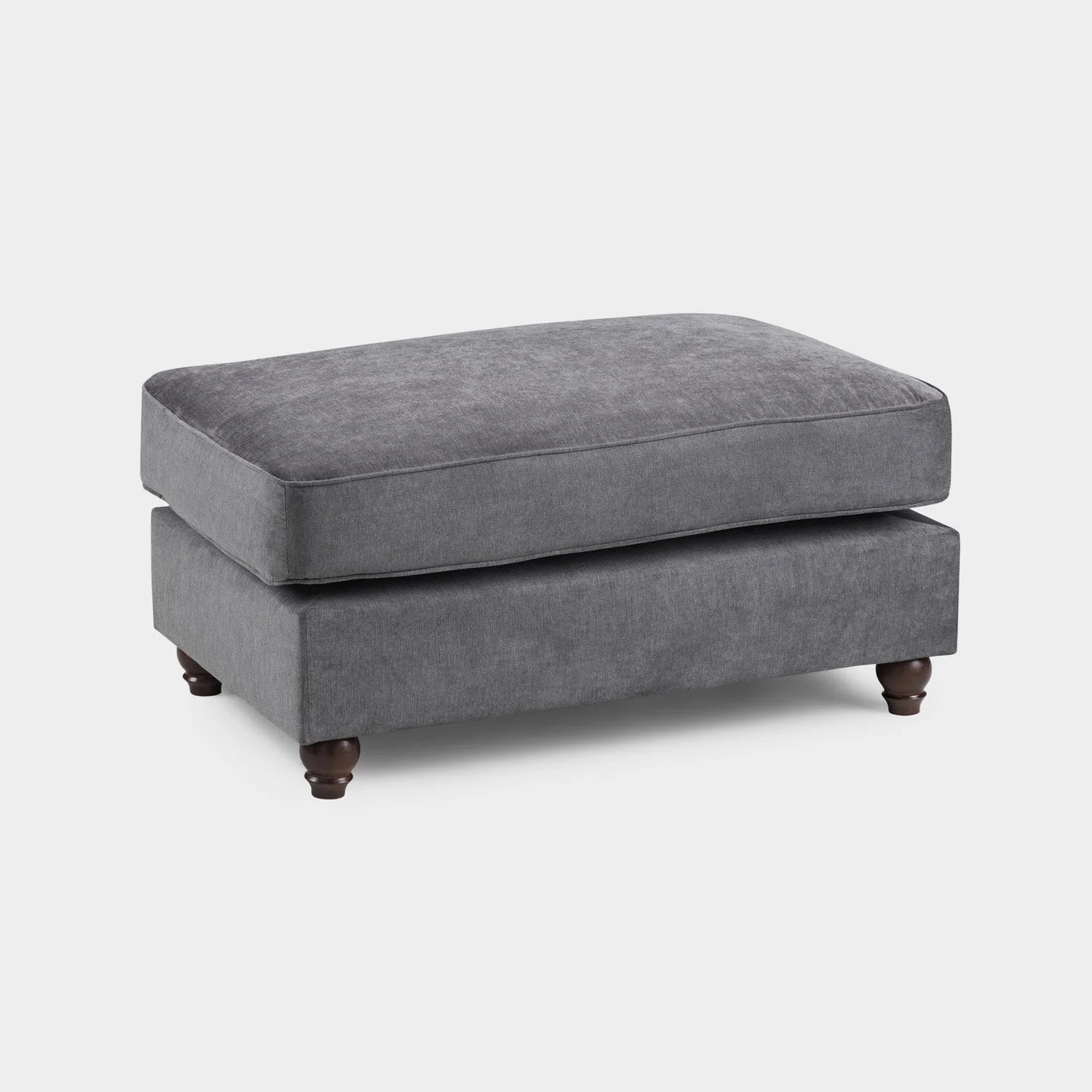 The Windsor Footstool in Grey