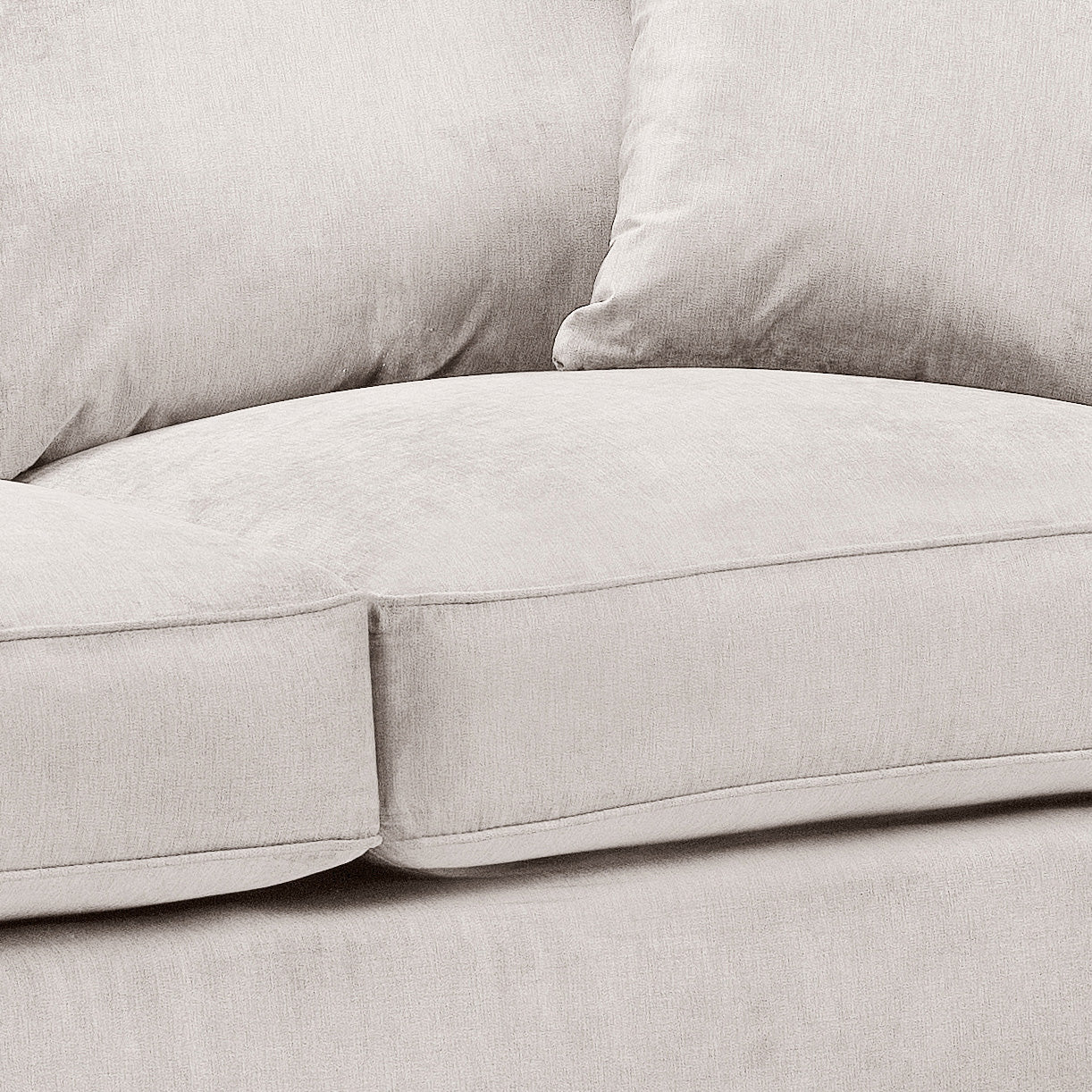 The Windsor Large Corner Sofa In Stone