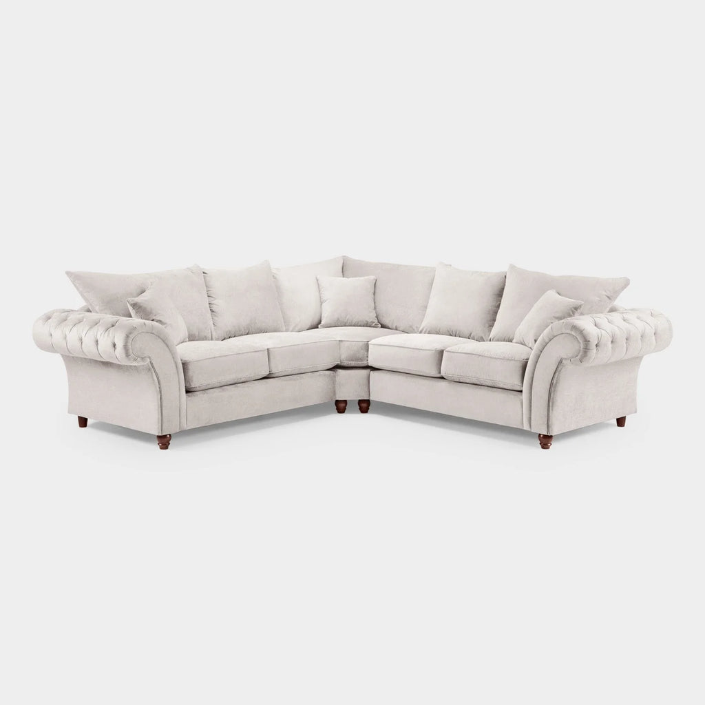The Windsor Large Corner Sofa In Stone