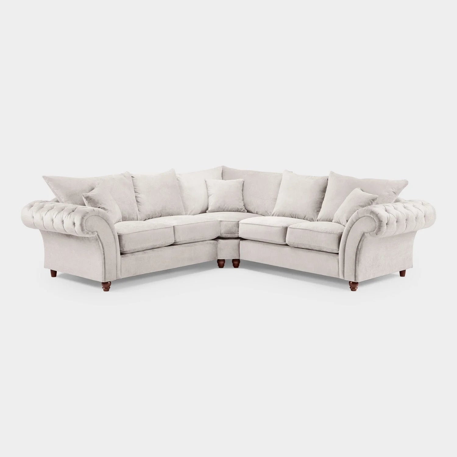 The Windsor Large Corner Sofa In Stone