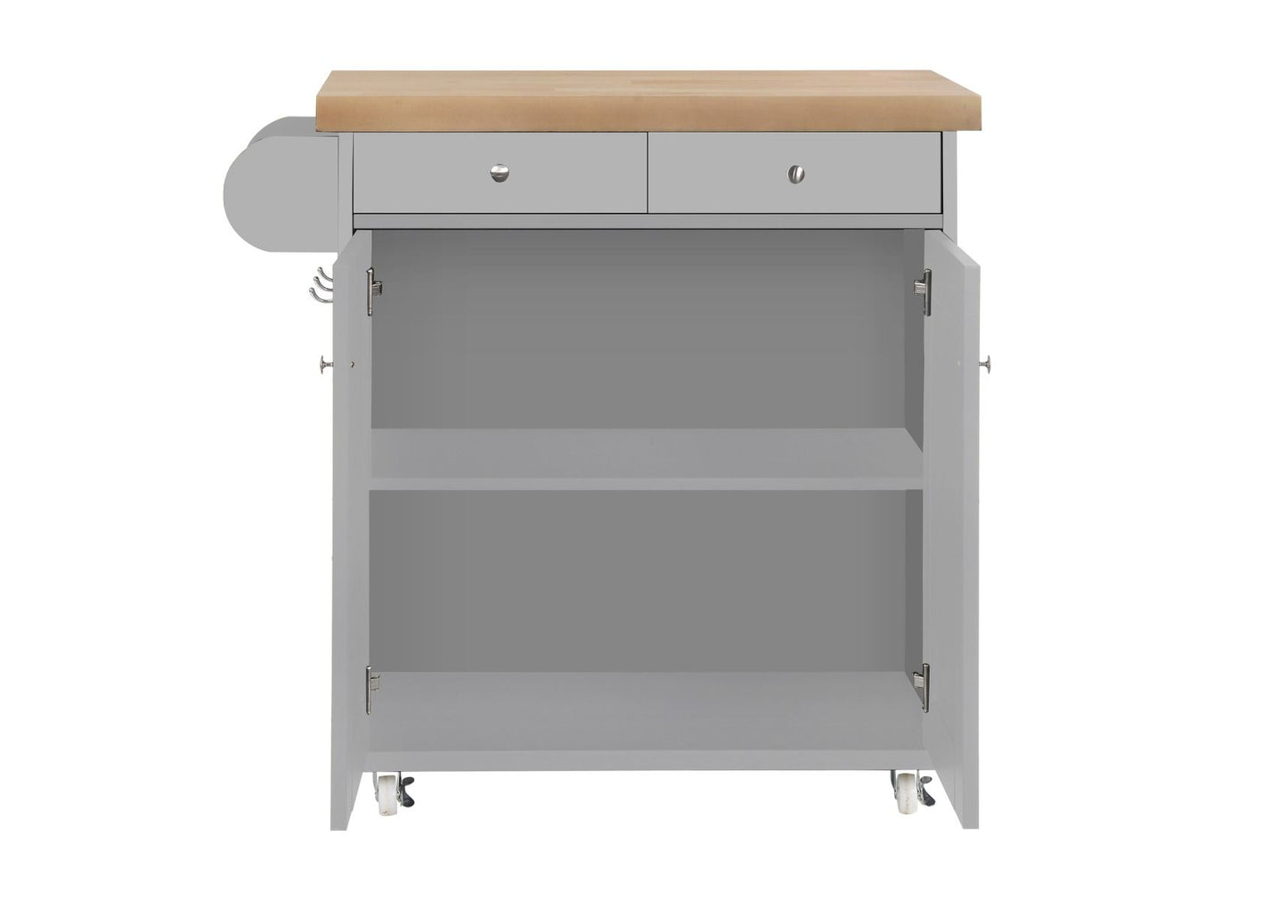 The Heritage Kitchen Island In Grey