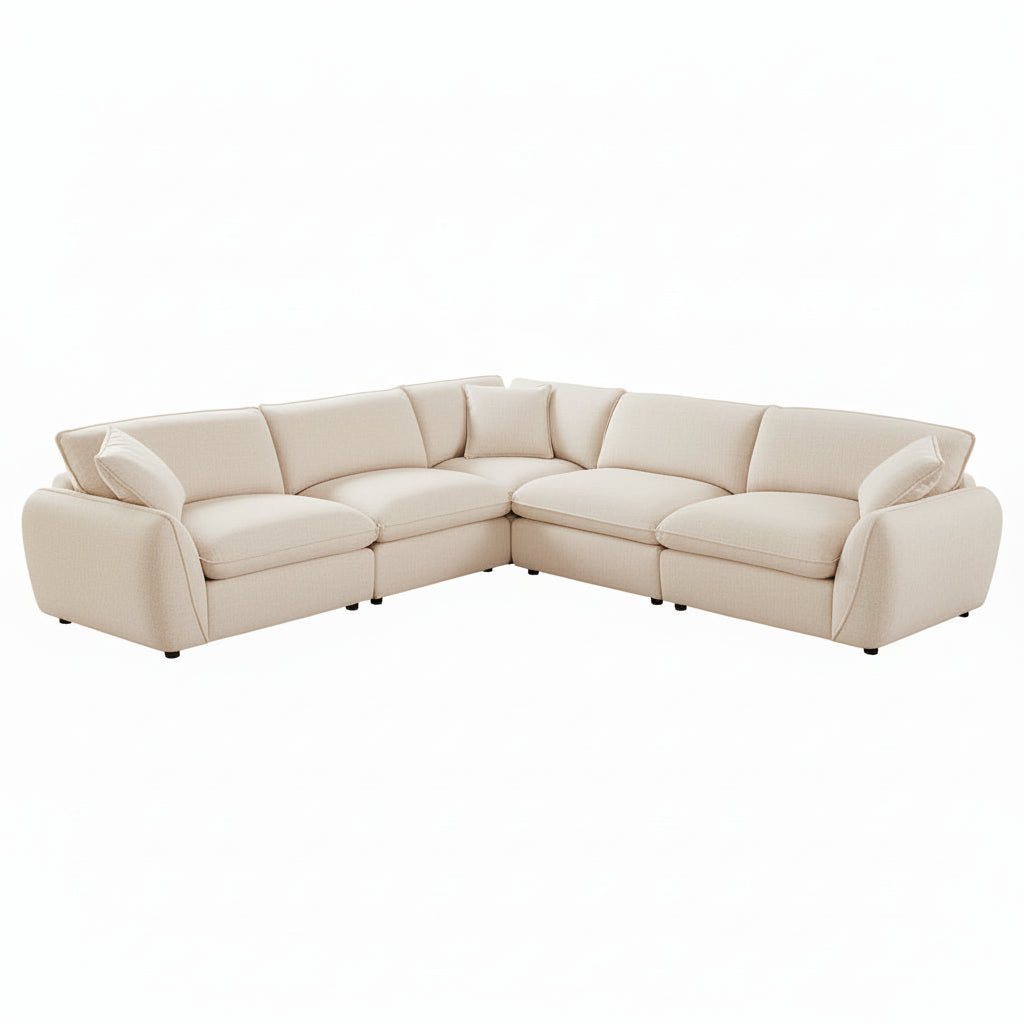 Harry Christian Home Beverley Large Corner Sofa in beige