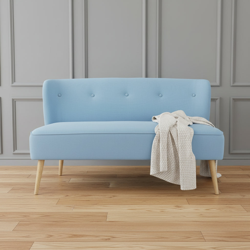 kendal baby blue sofa by harry christian home