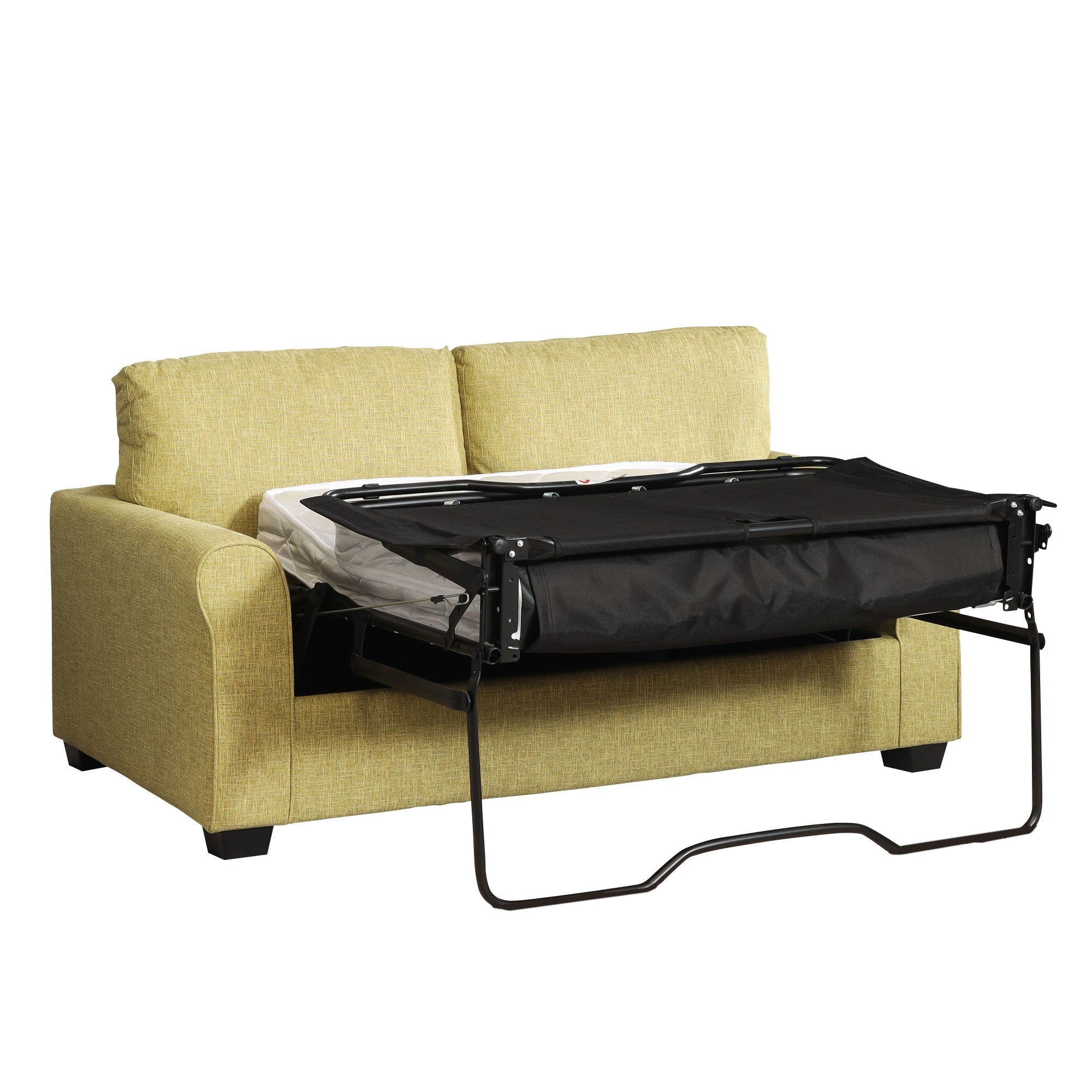 Green Fabric 2 Seater Sofabed