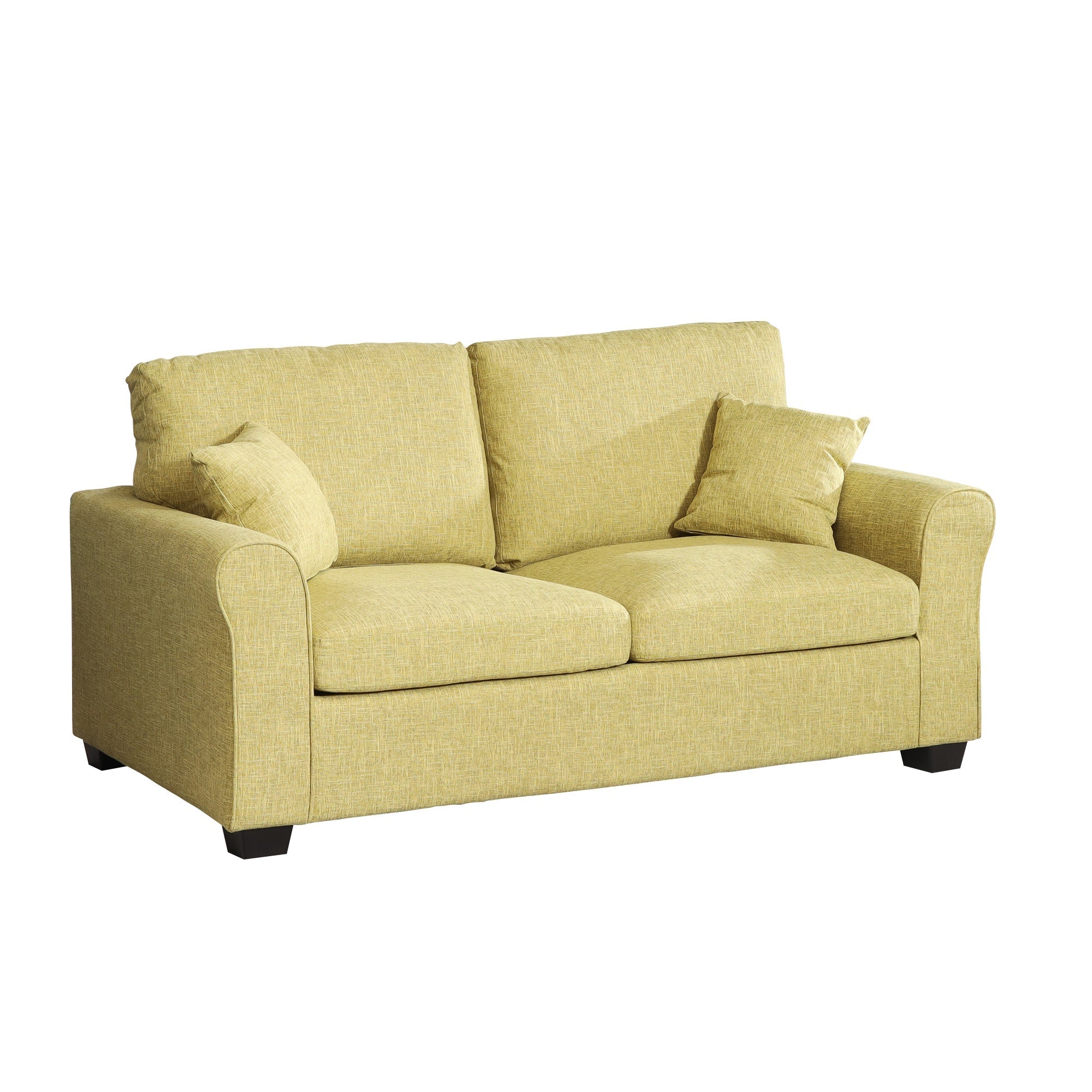 Green Fabric 2 Seater Sofabed