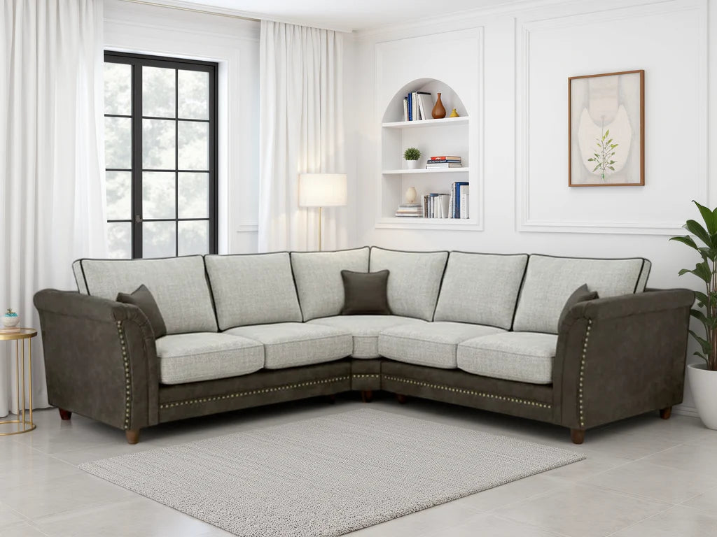 The Balmoral Large Corner Sofa Full-back Model